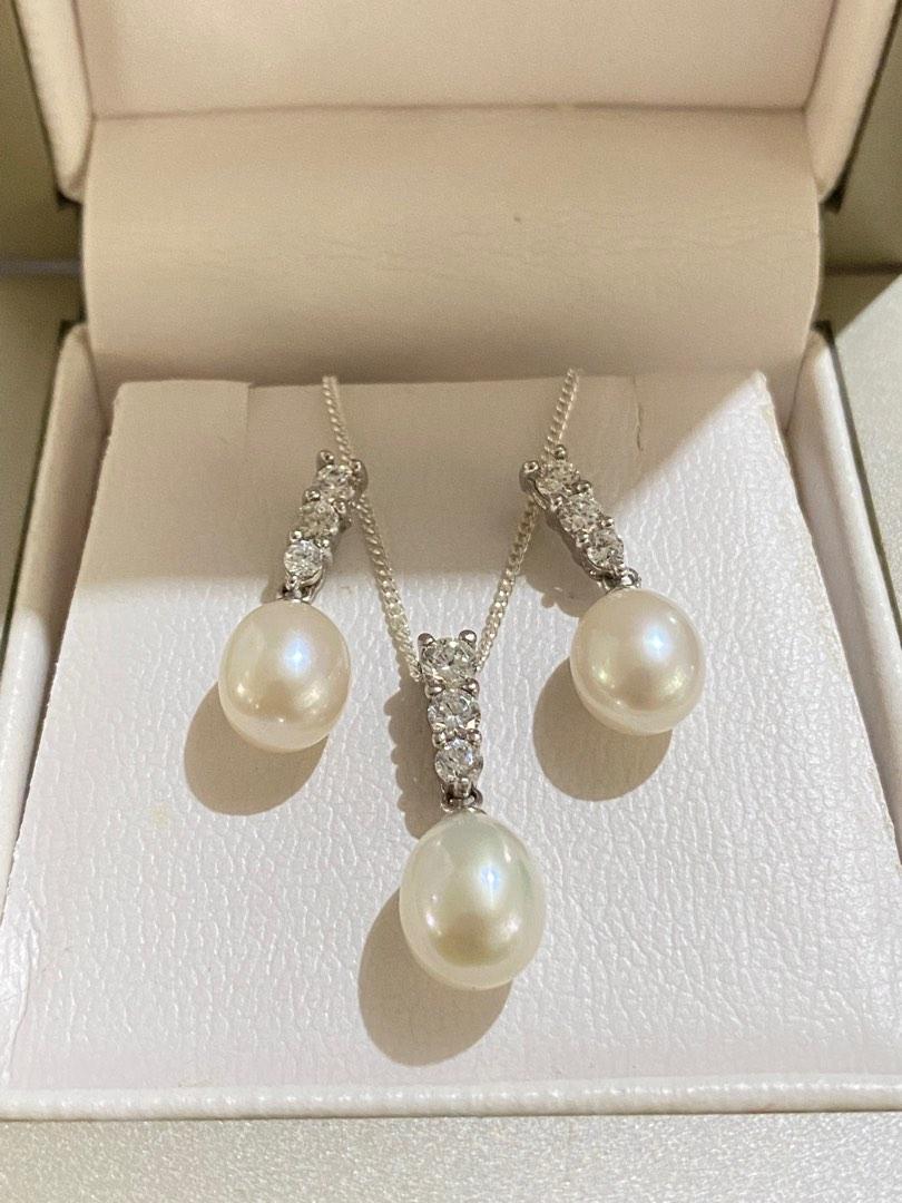 Aquamarine and Pearl Necklace | Landing Company