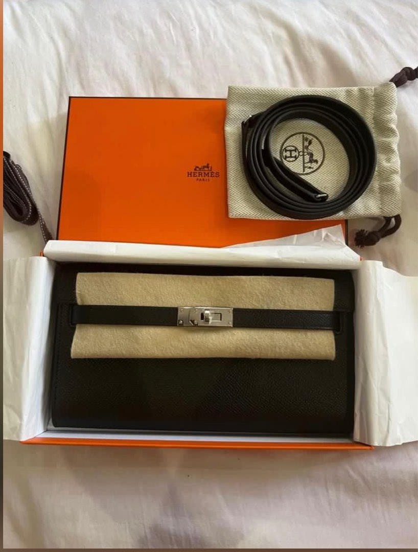Hermes Brand New Kelly Cut, Black in Swift. GHW, Stamp D, Luxury, Bags &  Wallets on Carousell