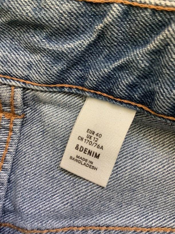 H&m denim skirt sales uk