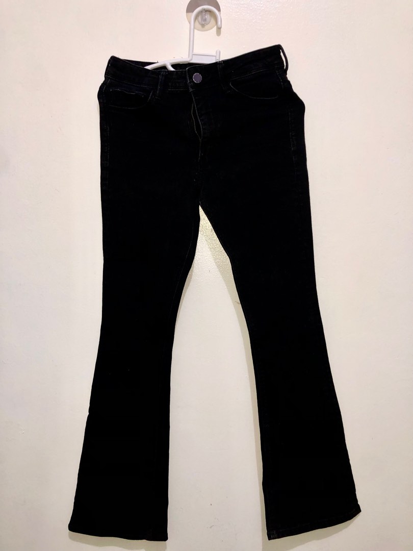 H&M Flare Jeans, Women's Fashion, Bottoms, Jeans on Carousell