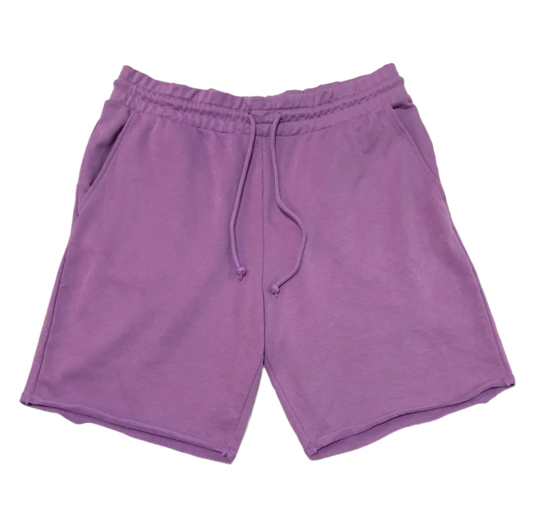 Mens purple sweat 2025 shorts