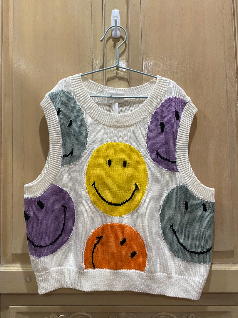 smiley vest h&m