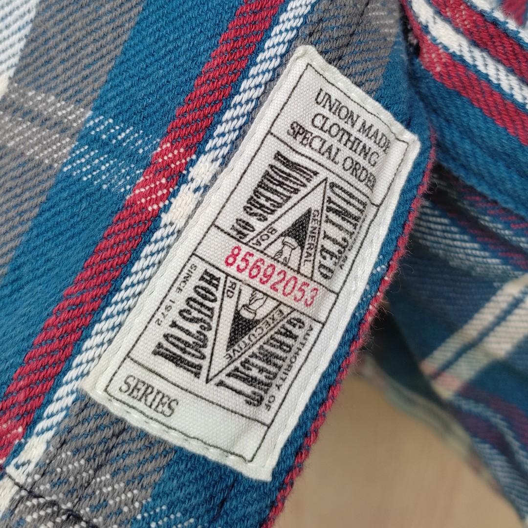 Houston Union Made Flannel, Fesyen Pria, Pakaian , Atasan di ...