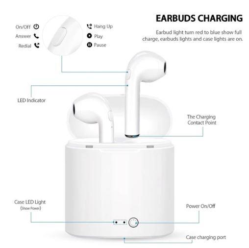 i7s TWS Wireless Earpiece Bluetooth 5.0 Earphones sport Earbuds