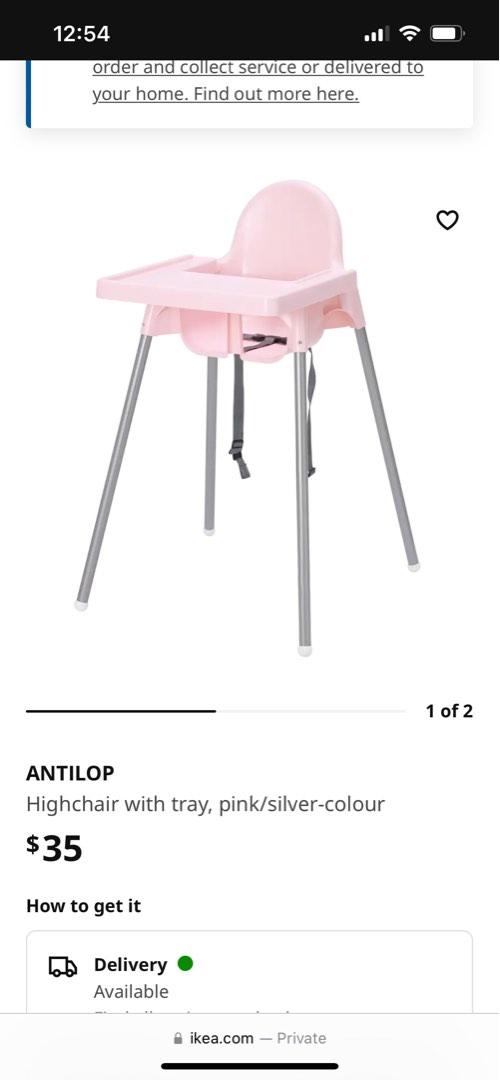 IKEA Antilop High Chair n Tray, Babies & Kids, Baby Nursery & Kids