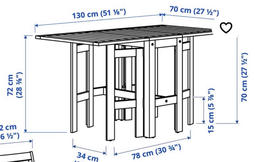 IKEA APPLARO table, Furniture & Home Living, Furniture, Tables & Sets