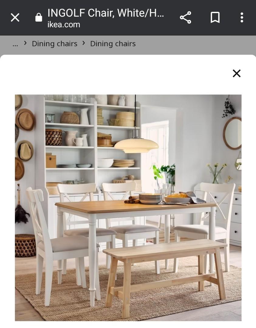Ikea ingolf chair online cushion