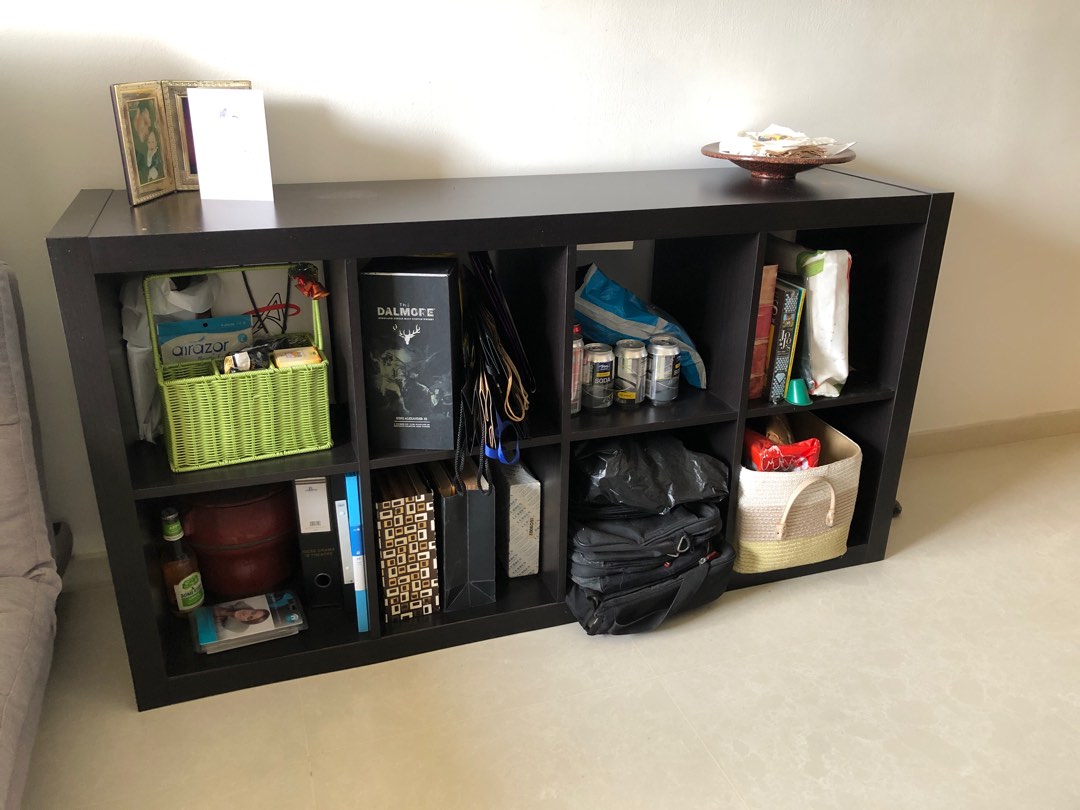 IKEA Kallax bookshelf, Furniture & Home Living, Furniture, Shelves, & Racks on Carousell