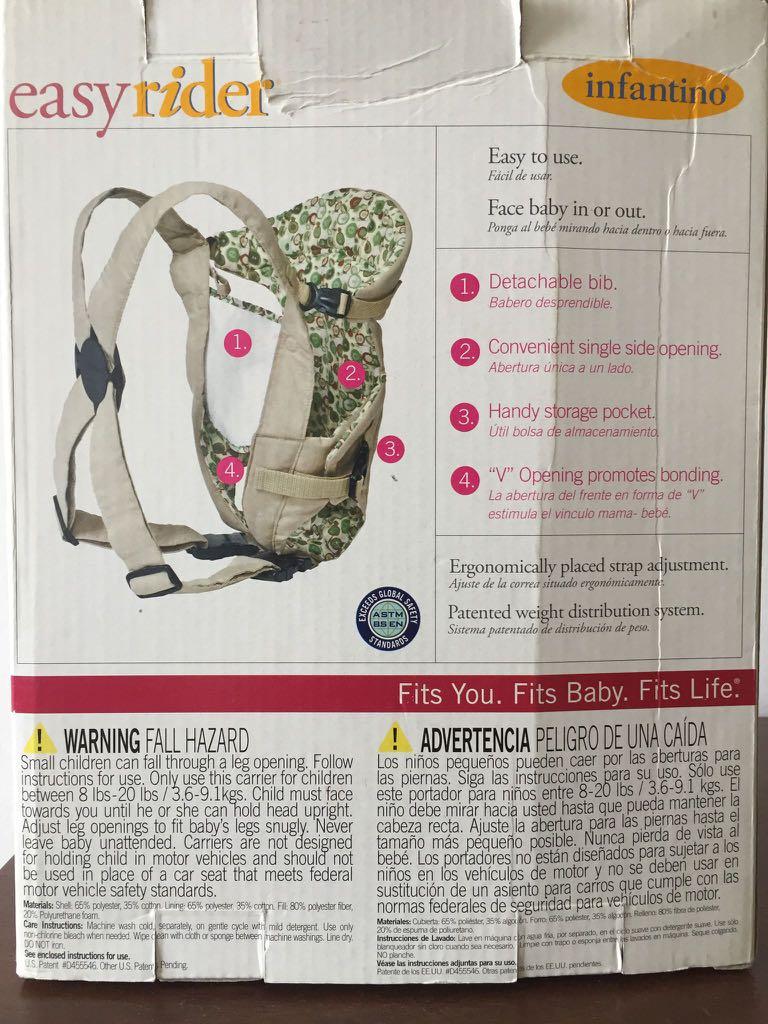 Easy rider baby carrier shop