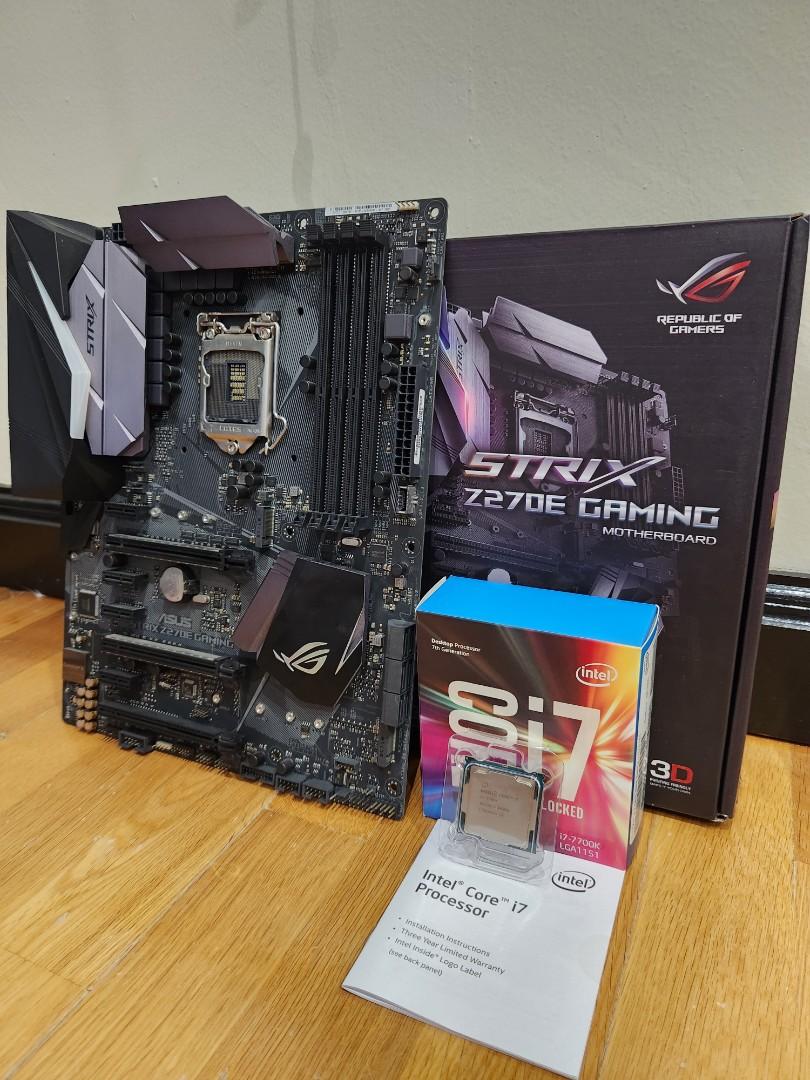 Intel i7 cheap 7700k motherboard