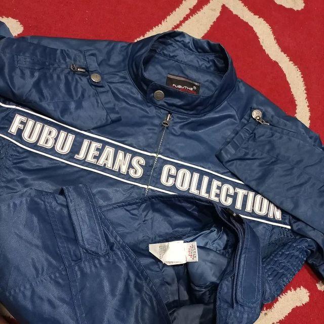 Jacket Motor FUBU THE COLLECTION size L P 68 x L 58