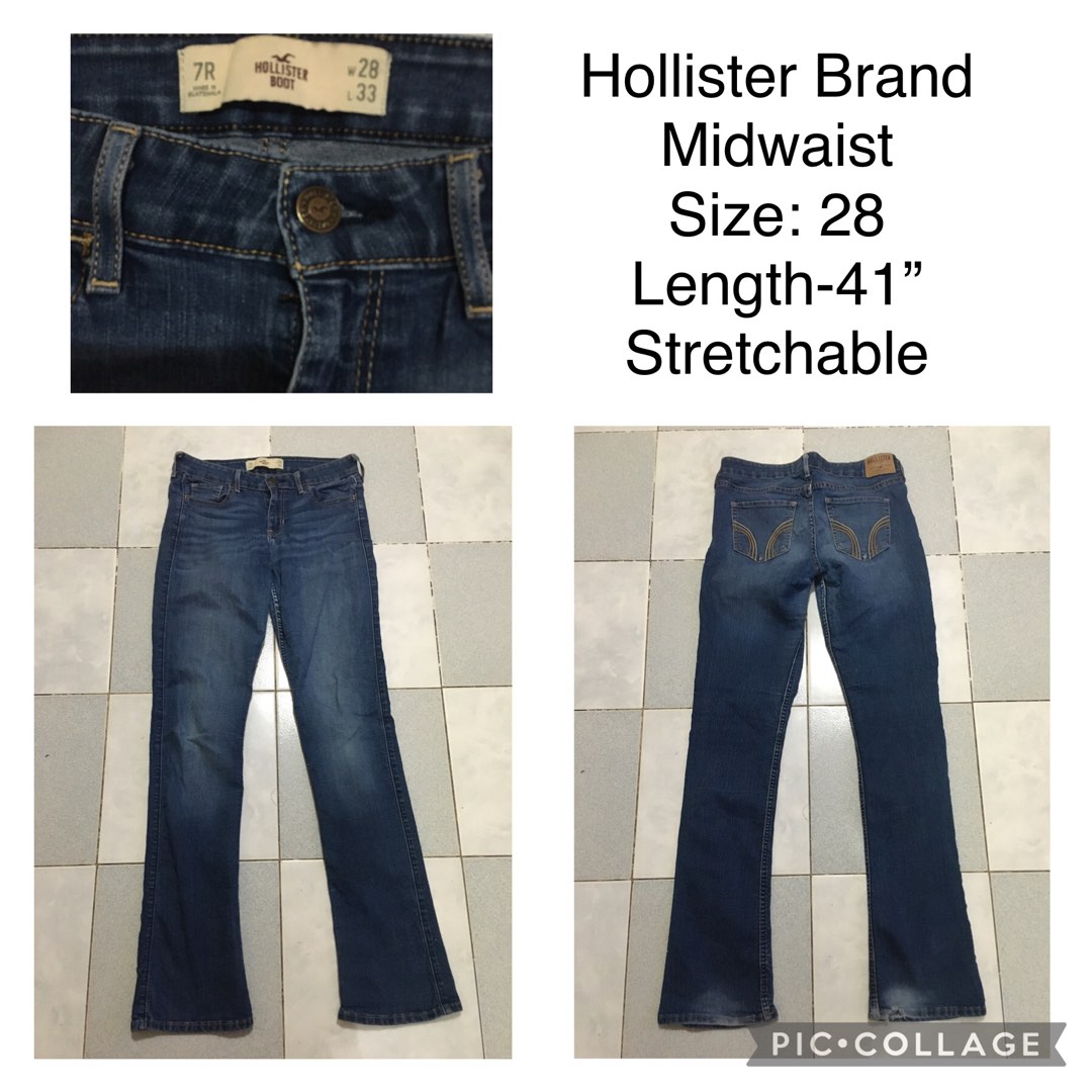 Jeans Hollister size 28 Women s Fashion Bottoms Jeans on Carousell