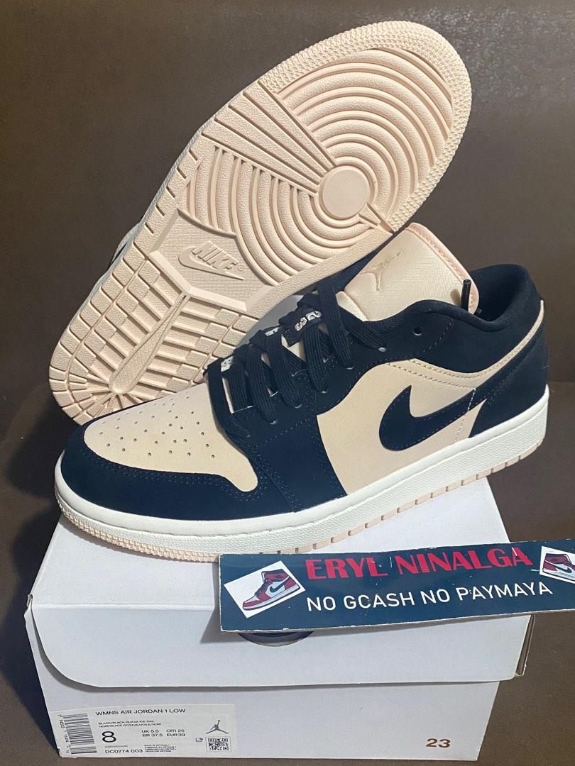 air jordan 1 low black guava ice