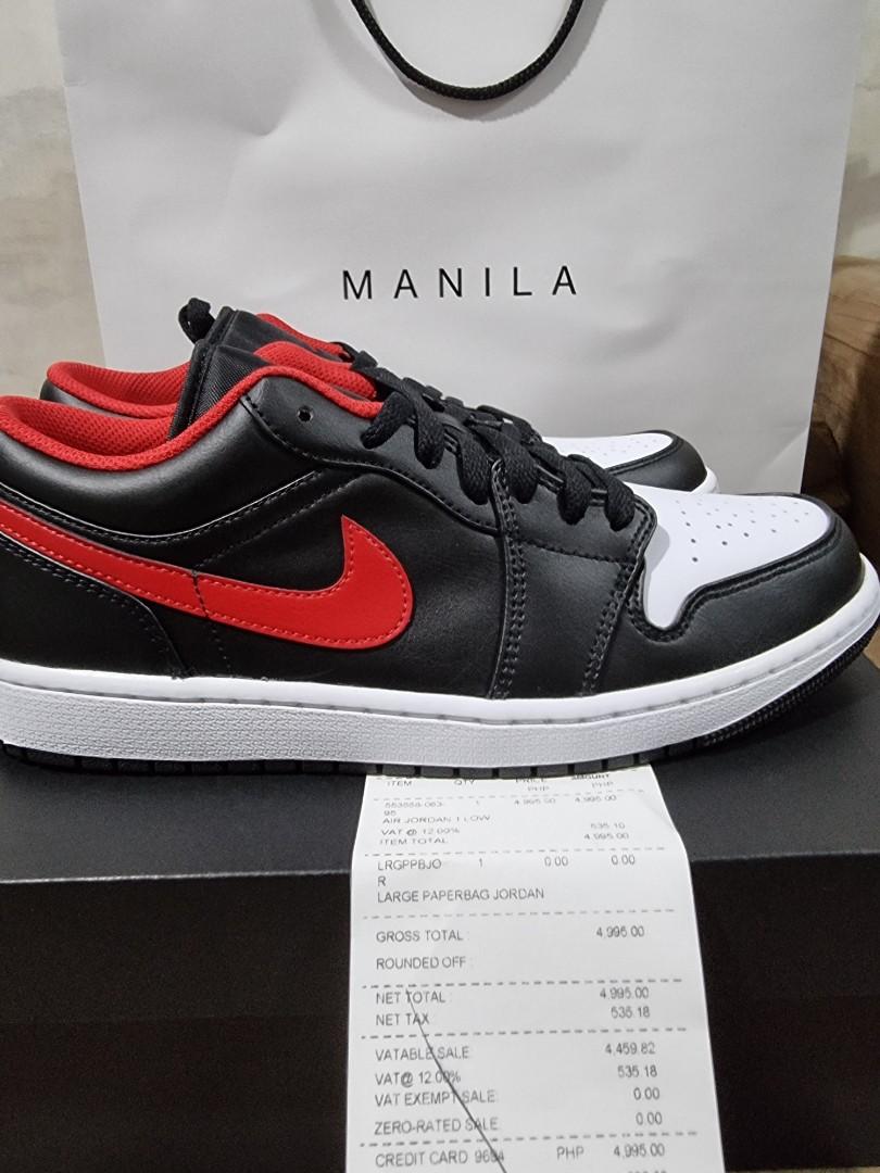 Jordan 1 low white toe Men s Fashion Footwear Sneakers on Carousell