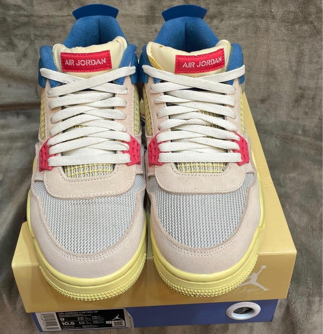 Jordan 4 Union Guava Ice US9 近全新正品已驗過, 他的時尚, 鞋, 運動