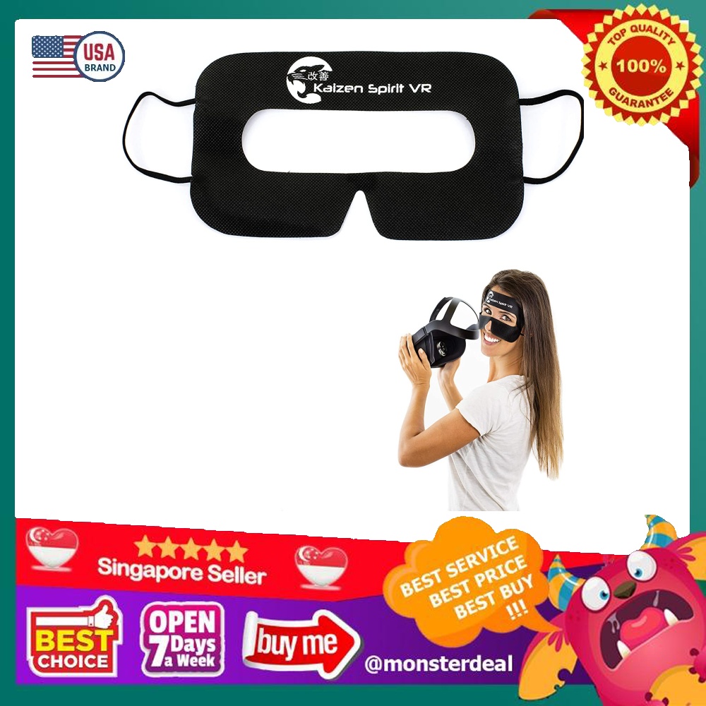 Kaizen Spirit VR [100 Count Disposable VR Covers, VR Disposable Face