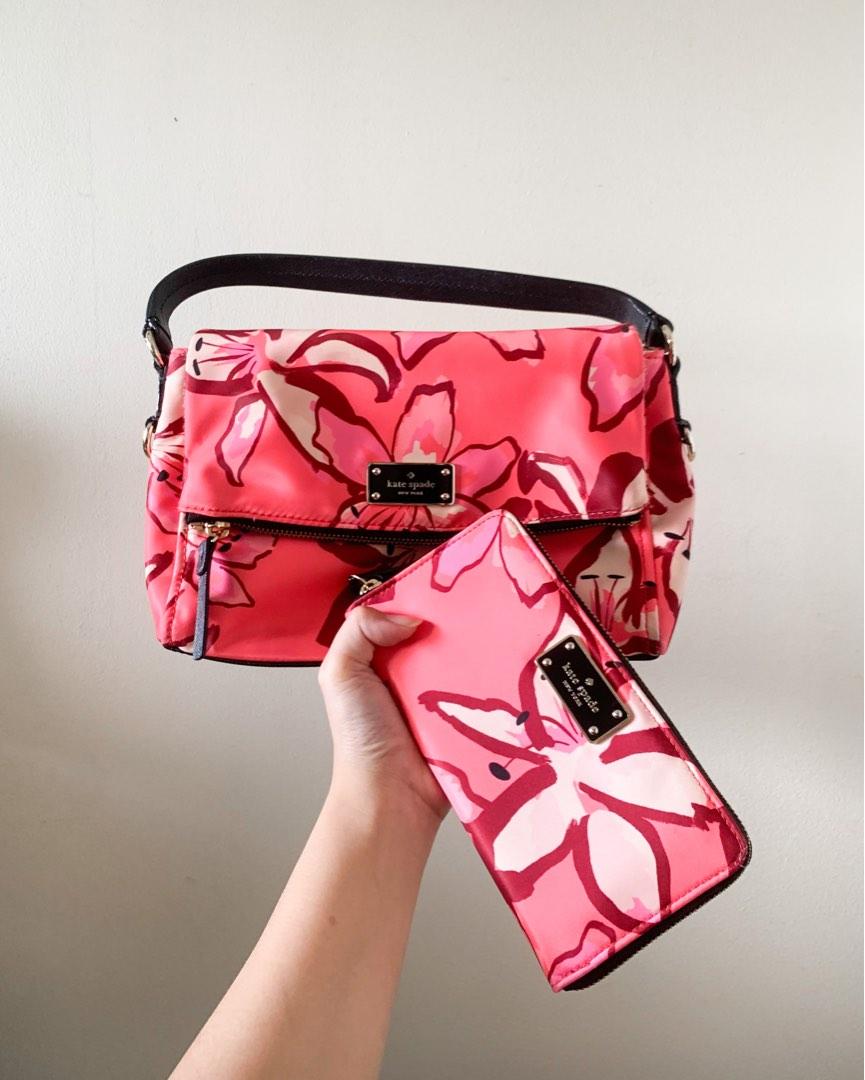 Kate spade discount pink floral purse