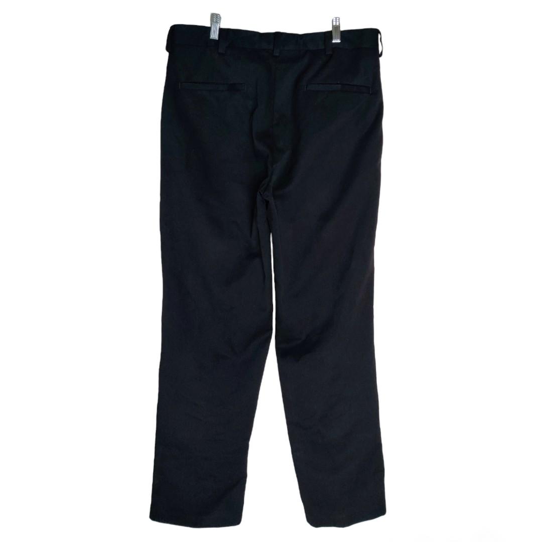 (33) REACTION Black Slacks, Men's Fashion, Bottoms