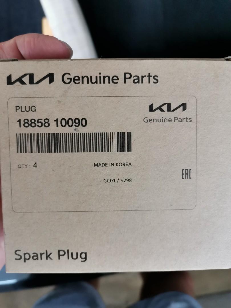 KIA K3 Spark Plugs 4pcs, Car Accessories, Accessories on Carousell