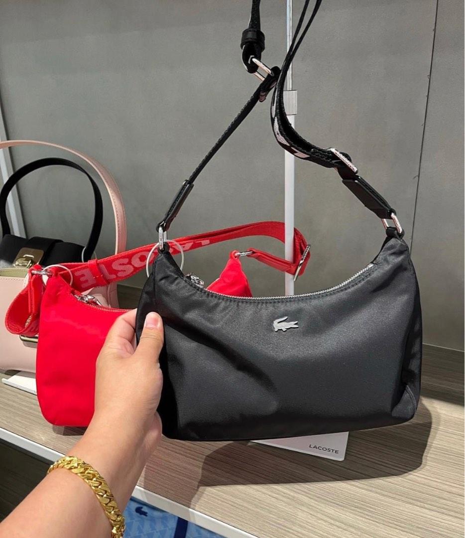 Lacoste Hobo Bag, Women's Fashion, Bags & Wallets, Crossbody Bags on Carousell