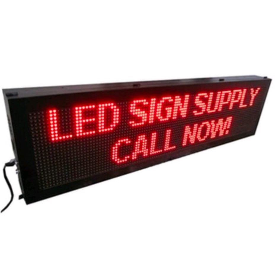 Led Display Sign Board Running Message Display, Furniture & Home Living