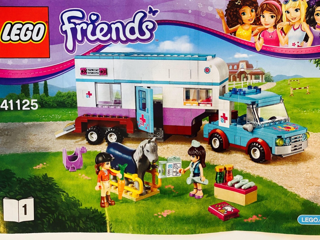 LEGO FRIENDS HORSE VET TRAILER 41125, Hobbies & Toys, Toys & Games on