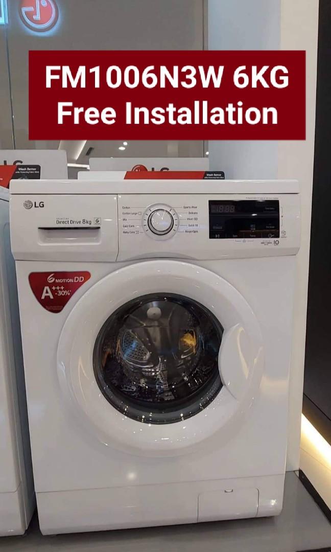 LG WASHER & SPIN FRONT LOAD DIRECT DRIVE WASHING MACHINE, TV & Home