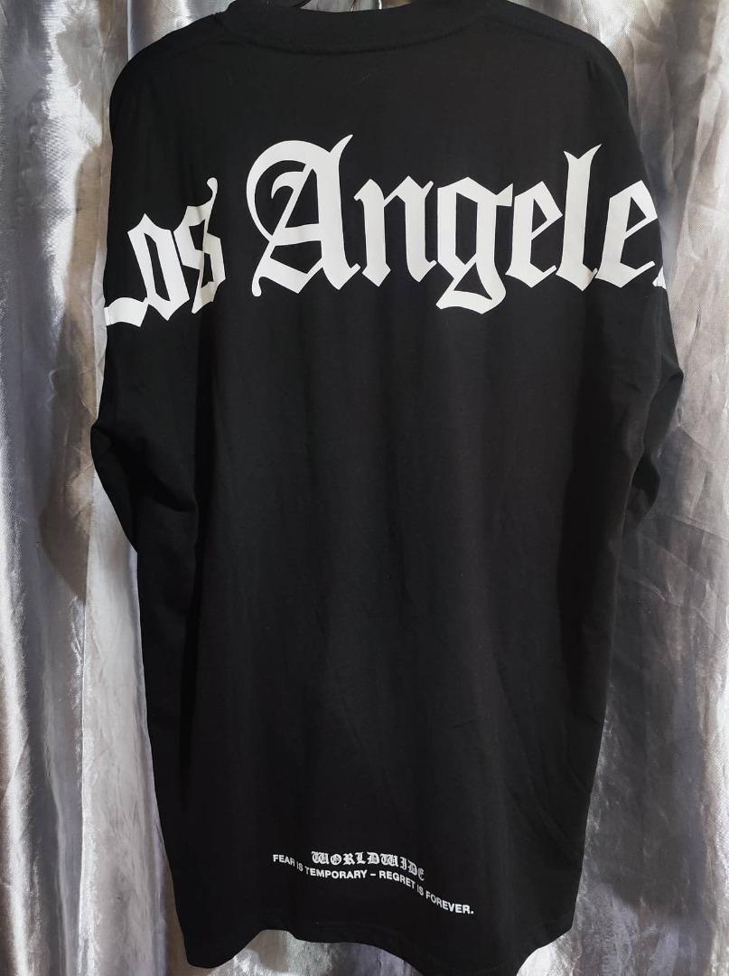 LOS ANGELES Long sleeve Big Print by Newyorker Black Squad, Men's