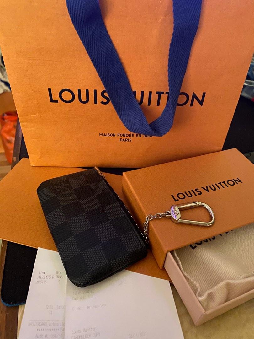 Louis Vuitton - Key Pouch - Damier Canvas - Graphite - Men - Luxury