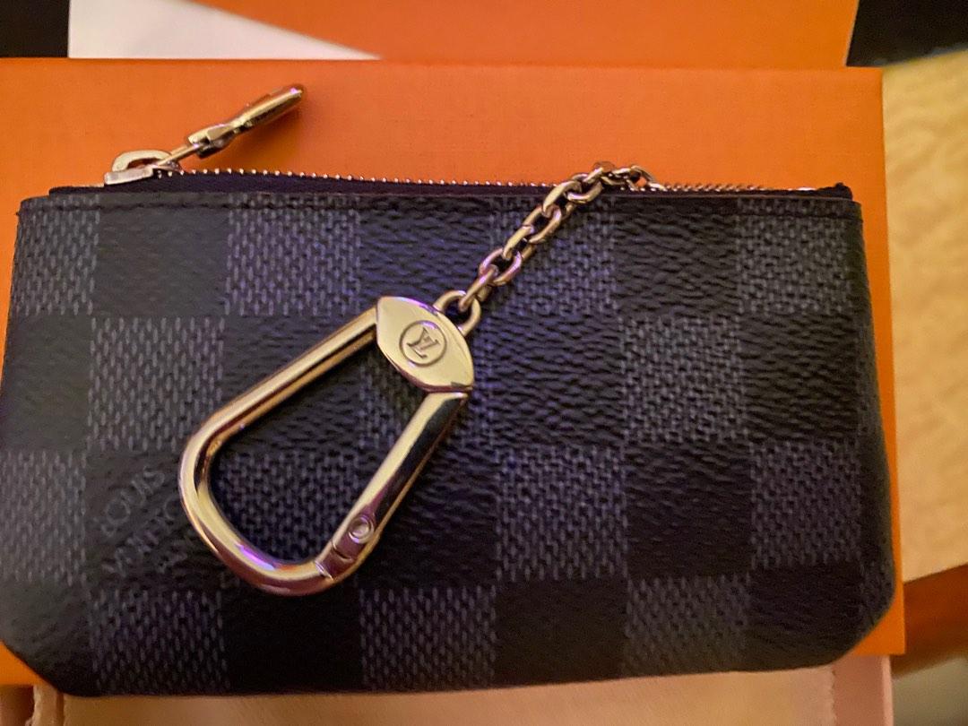 Louis Vuitton Damier Graphite Illustre Regatta Key Holder Bag