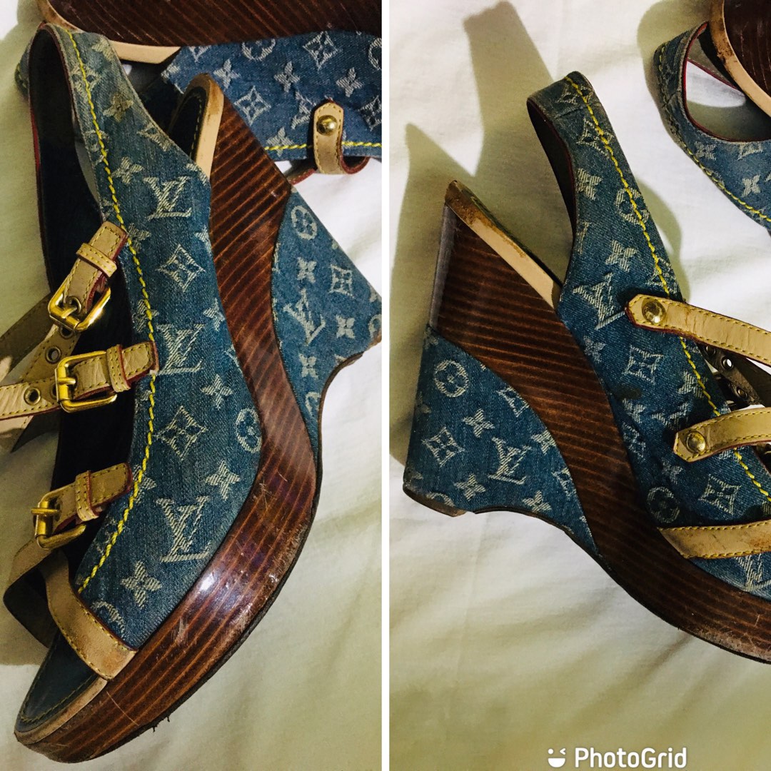 wedges louis vuitton