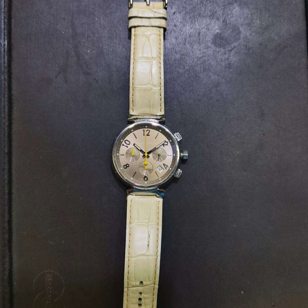 Louis Vuitton Tambour Chronograph Automatic // Q1122 // Pre-Owned