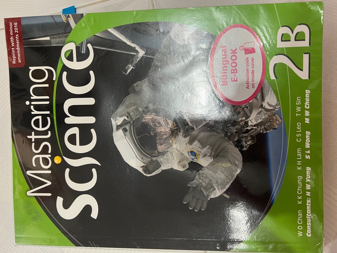 Mastering science 2b, 興趣及遊戲, 書本 & 文具, 教科書 - Carousell