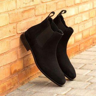 Men's chelsea boots comfortable suede