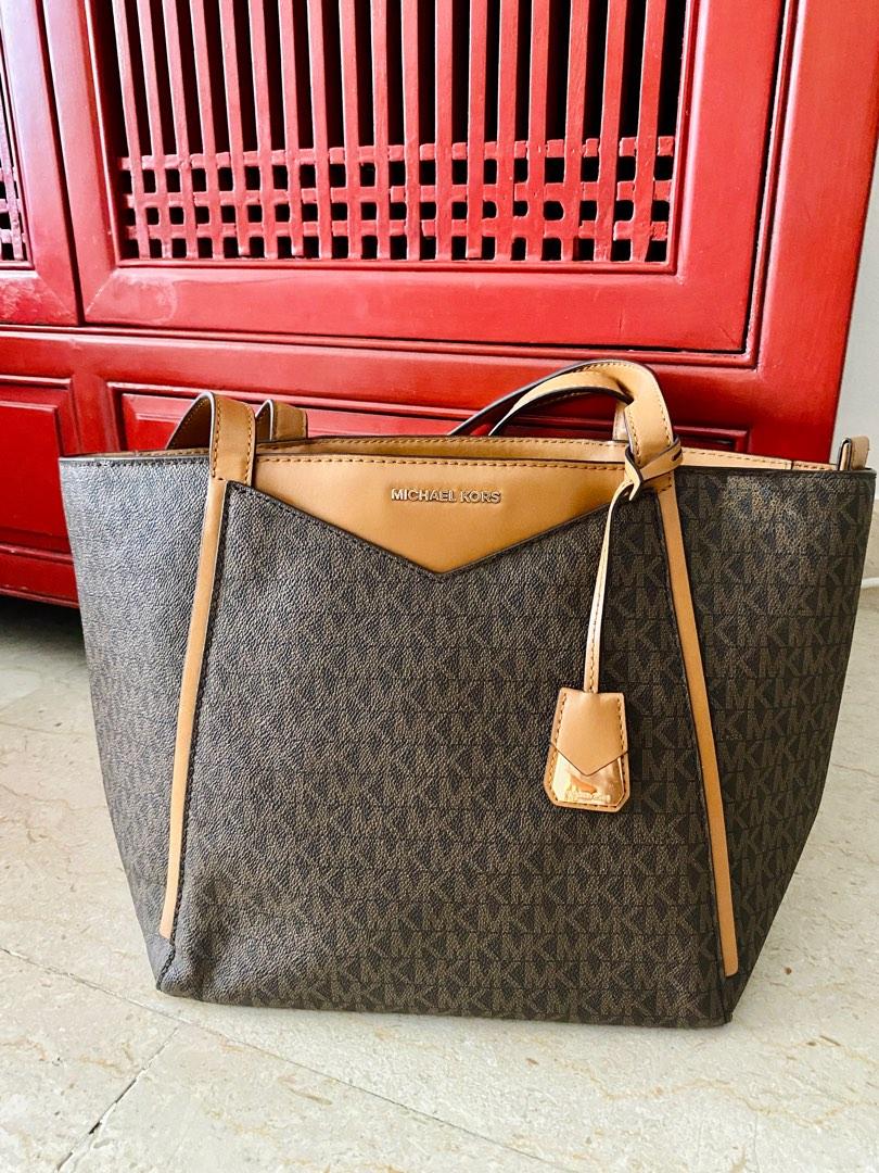 Michael michael kors sales signature whitney medium tote