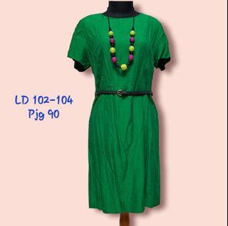 Midi Dress Wanita Mint