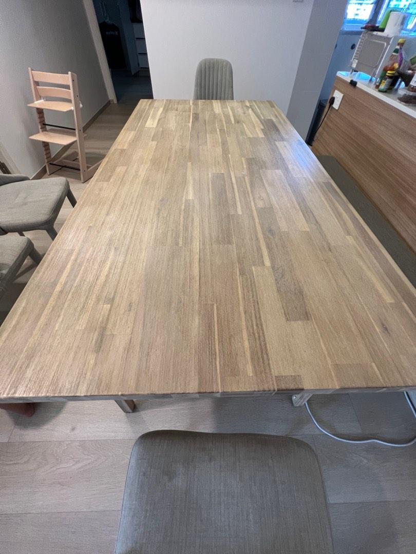 Miles Dining Table with Bench and 4 Chairs 180cm, Furniture & Home