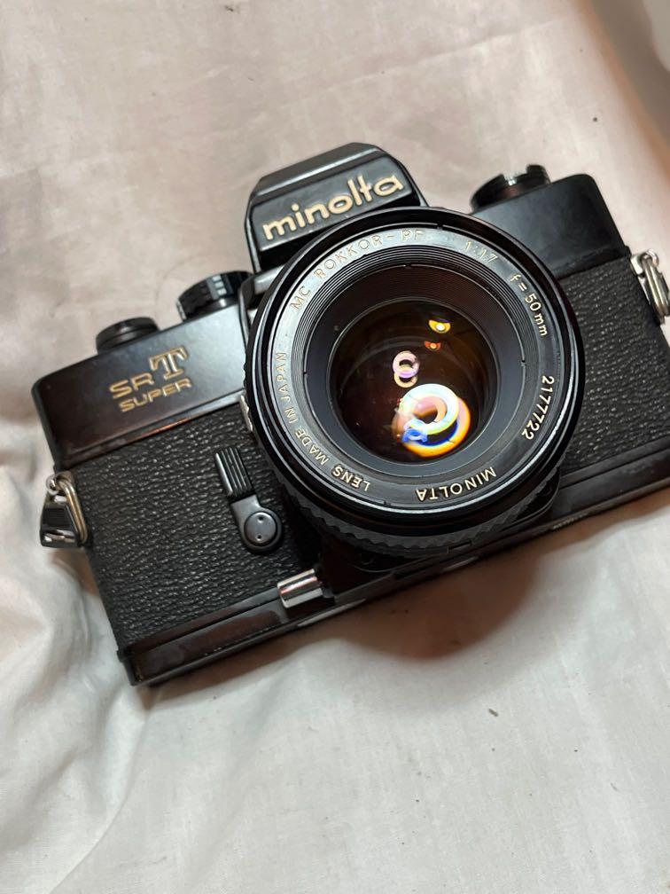 Minolta SRT SUPER & Lens f1.7, Photography, Cameras on Carousell