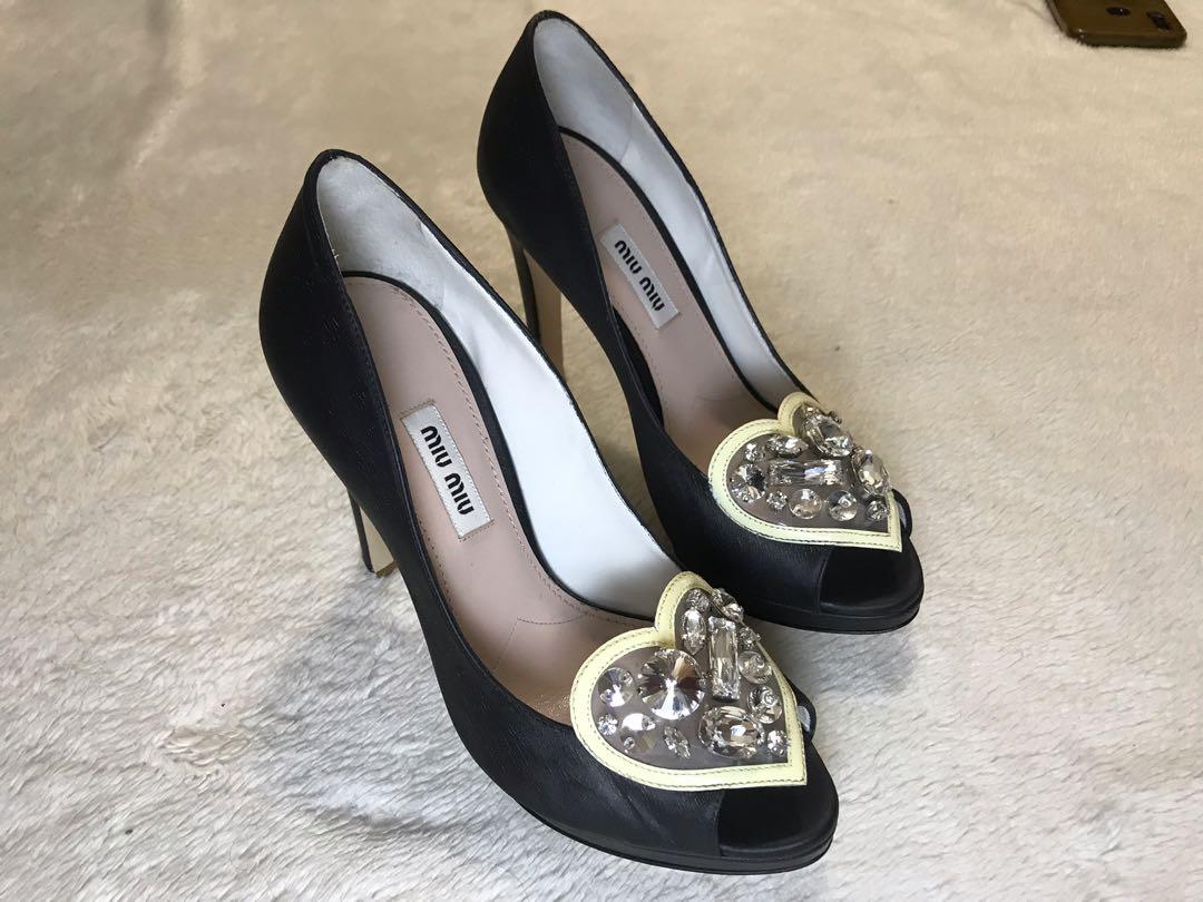 FW1999 MIU MIU WOMEN PUMPS 24.0cm