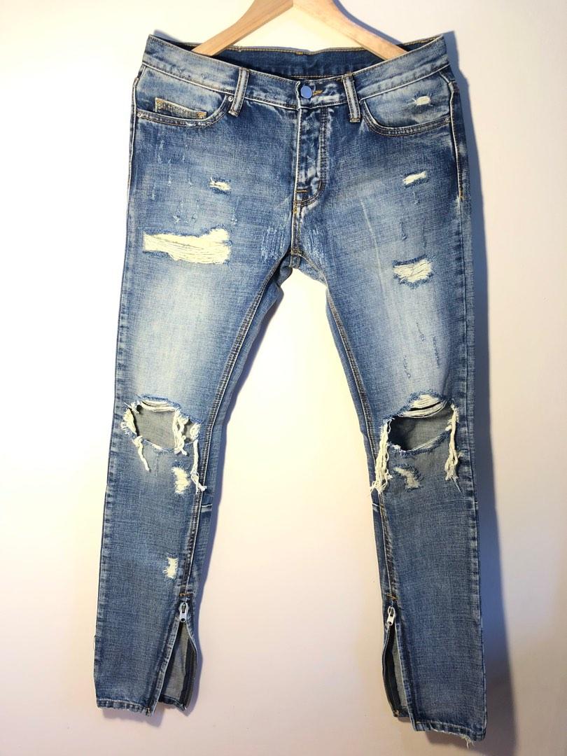 Fog distressed hot sale jeans