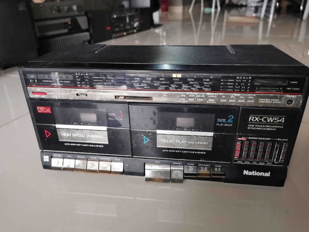 National RXCW54 boombox head unit, Audio, Soundbars, Speakers