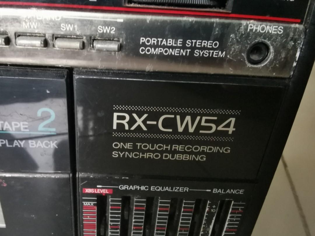 National RXCW54 boombox head unit, Audio, Soundbars, Speakers