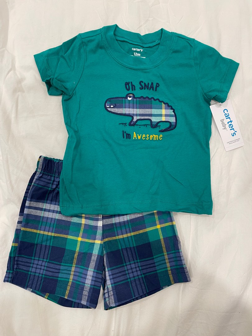 (NEW) Baby boy shirt and shorts set, Babies & Kids, Babies & Kids