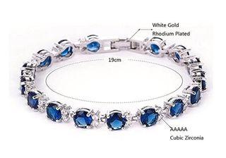 New blue crystal bracelet