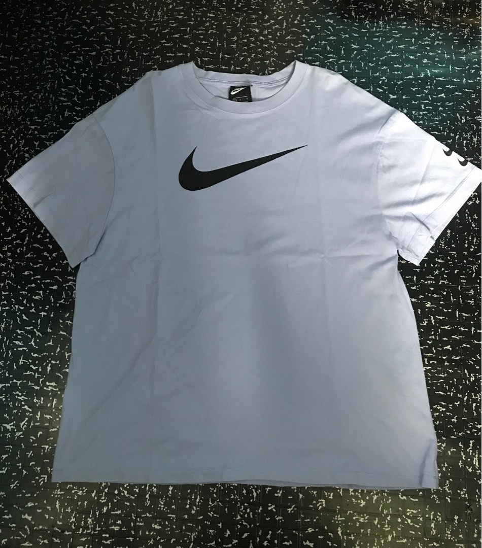 double swoosh nike t shirt