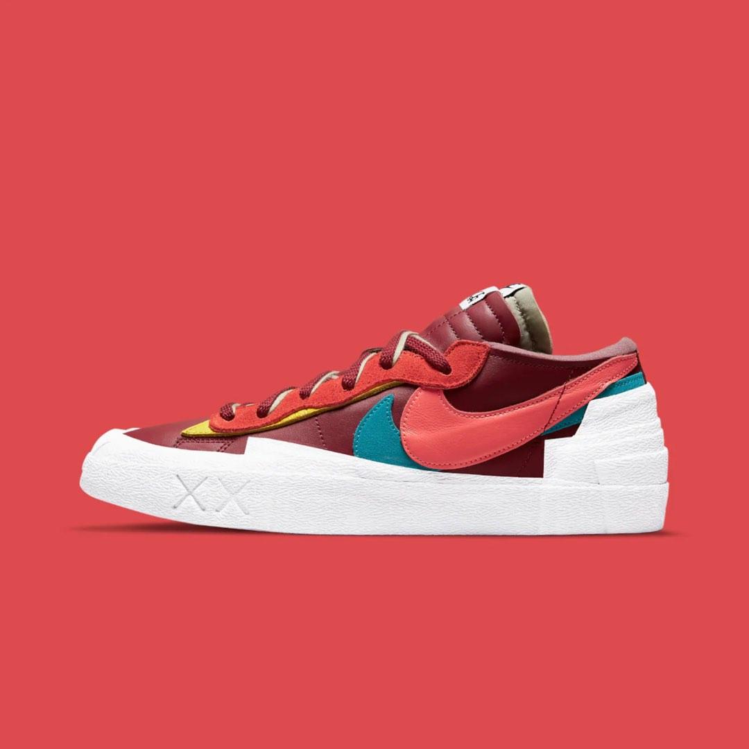 sacai nike red