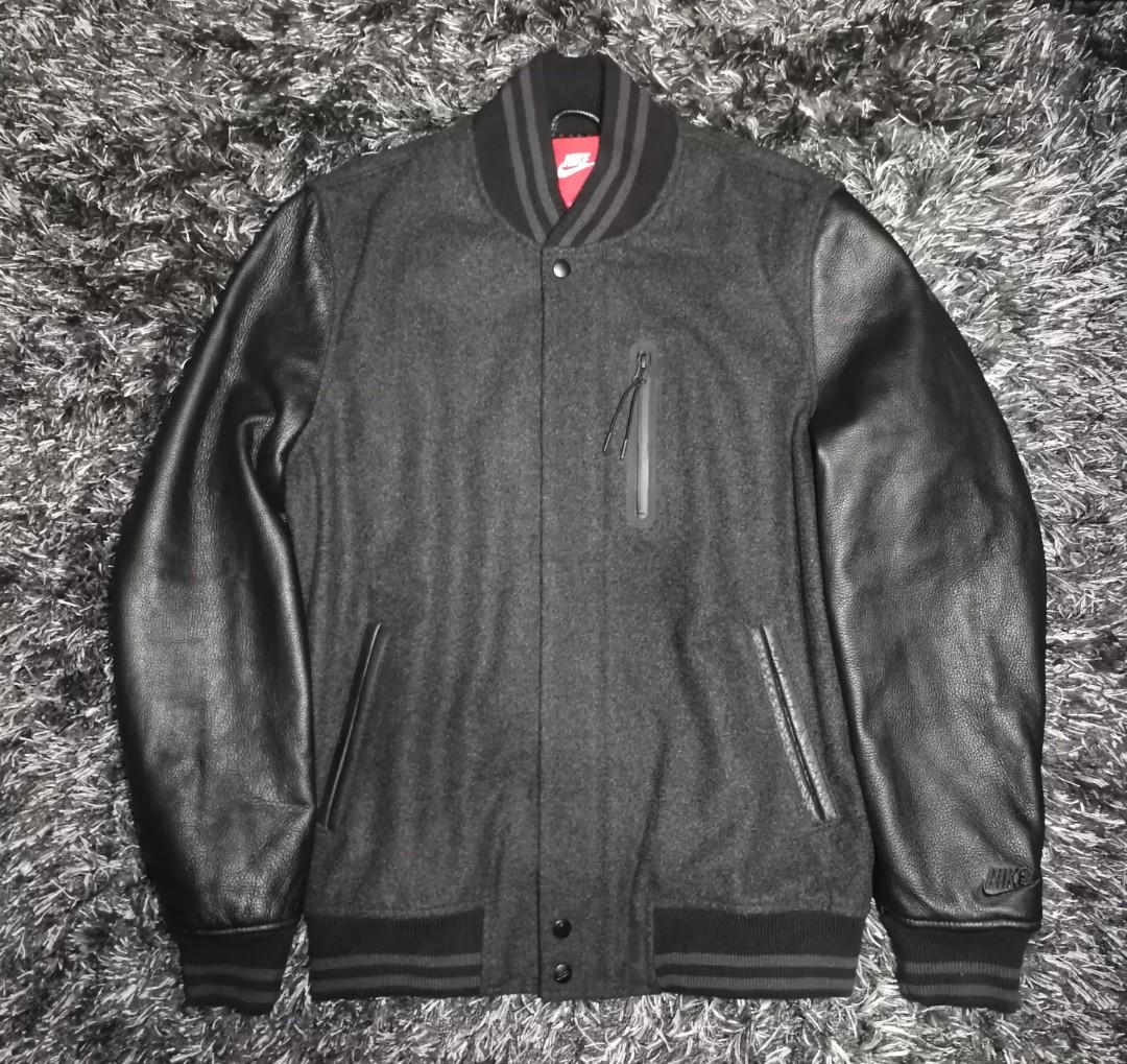 NIKE Destroyer leather jacket adidas jordan lebron curry champion nba