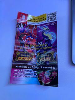 nintendo switch Pokémon redeem