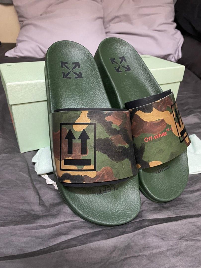 Off White Slide Camouflage Carousell