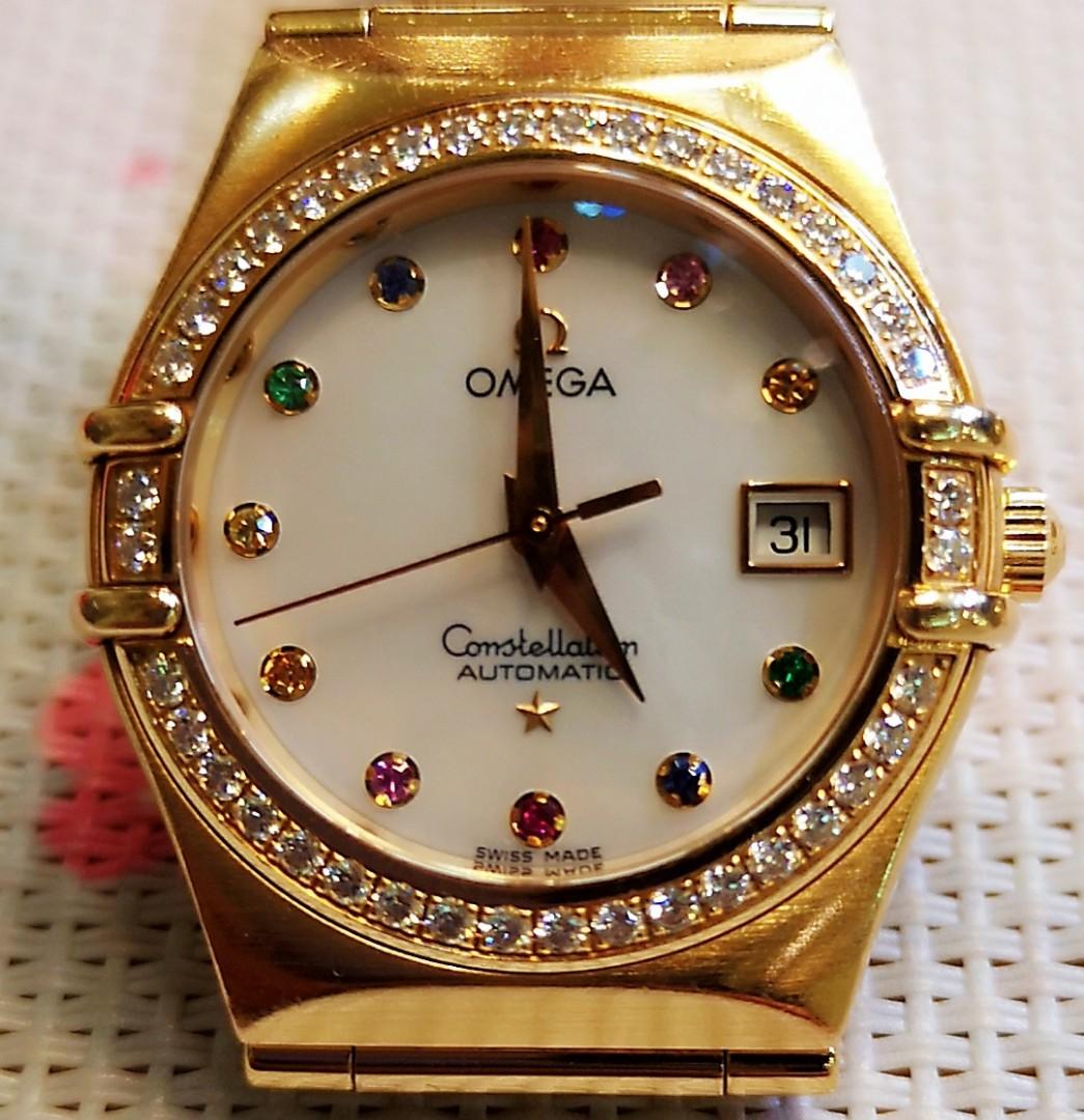 Omega Constellation Iris 95 18KT Rose Gold Ladies Watch